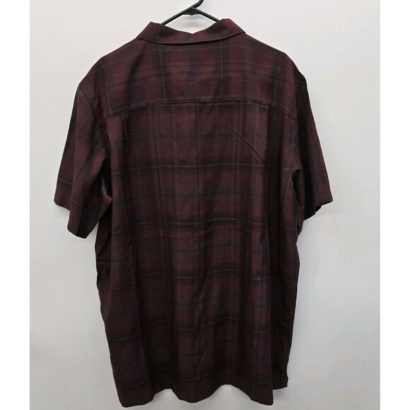 George Shirt Mens 2XL button down short sleeve plaid classic fit (C43) - Picture 2 of 6